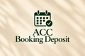 ACC Booking Deposit
